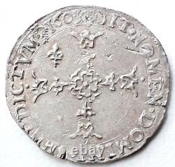 Henri IV (1589–1610) Quarter écu 1603 R of Villeneuve Sb 4698 Very Rare