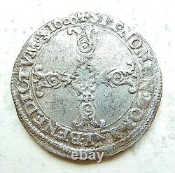 Henri IV Quarter Of Ecu 1606 R St André Very Rare