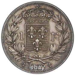 Henri V Double Silver Piéfort of the Franc 1832 Very Rare Splendid PCGS SP62