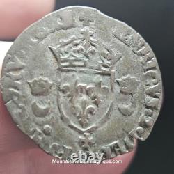 Henry II Douzain with Crescents 1550 Caen Very Very RARE R4
