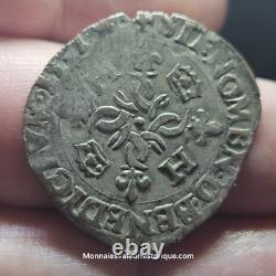 Henry II Douzain with Crescents 1551 Bourges Very Very Rare R5