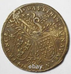 Henry IV Tres Rare Token For The Dauphine Date 1614