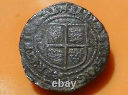 IRELAND ELIZABETH I (1558-1603) PENNY 1601 VERY RARE! 2.24g