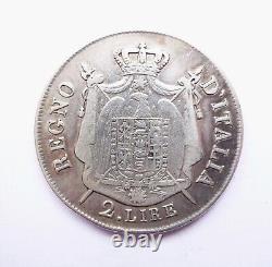 ITALY NAPOLEON I 2 lire 1807 M very rare