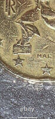 ITALY VERY RARE 20 CENTS OF EURO 2002 in Coin Strike Rotated, Defect