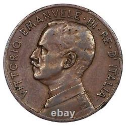 Italy 5 centesimi 1913 WITHOUT DOT Victor Emmanuel III copper KM. 42 VERY RARE