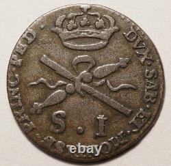 Italy Sardinia Very Rare Billon Soldo 1786