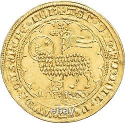 John II the Good Gold Sheep Splendid very large flan Rare quality