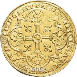 John II the Good Gold Sheep Splendid very large flan Rare quality