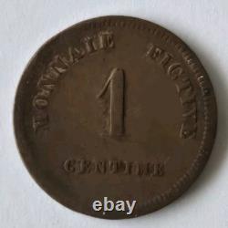 Lot 142, Belgium, prison token, 1 centime 1833 VERY RARE! VILVORDE