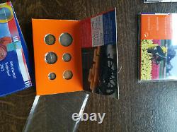 Lot 5 Pays-bas Boxes Including Euro Mini Bu Very Rare 8 Pieces 1998 To 2002