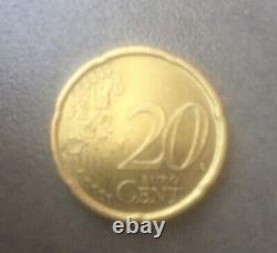 Lot De Deux Coins Tres Rare +++ Coin De 20 Centimes D'euro 2002 Et 1999