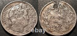 Louis-Philippe I 2 silver francs 1842 K, Bordeaux VERY RARE! F. 260/90