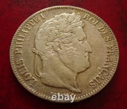 Louis Philippe very rare 5 francs 1840 D TOUR