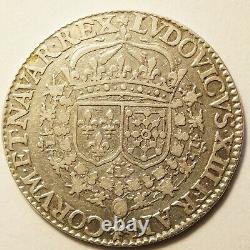 Louis XIII Very Rare Jeton Argent Of 1633 (maritime Policy)