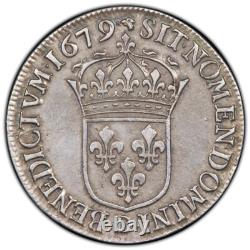 Louis XIV Half-écu with Cravat 1679 Lyon very beautiful rare specimen TTB+/SUP