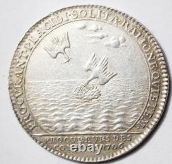 Louis XIV Very Rare Silver Token Accountant of Accounts 1706 Not Recorded