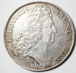 Louis XIV Very Rare Silver Token Accountant of Accounts 1706 Not Recorded