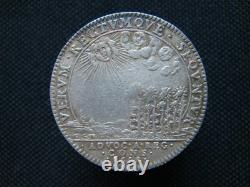 Louis XIV silver jeton 1668 Lawyers of the King's Council Themis Very rare