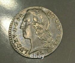 Louis XV 1/10 Ecu Bandeau 1756 D Very Rare Monnaie Sup Peu Circulation