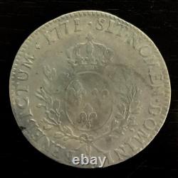 Louis XV Ecu With Headband 1771 Aix Very Rare
