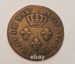 Louis XVI 3 sous 1781 islands of France and Bourbon TTB VERY RARE Quality