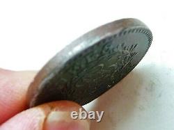 Louis XVIII Siege D'anvers Test 10 Cents 1814 Bronzed Tin Very Rare