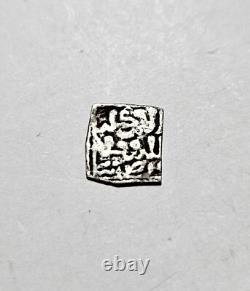 MERINID ISLAMIC COIN 1/2 DIRHAM in SILVER STRUCK MARRAKECH VERY RARE 0.38g