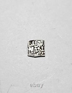 MERINID ISLAMIC COIN 1/2 DIRHAM in SILVER STRUCK MARRAKECH VERY RARE 0.38g