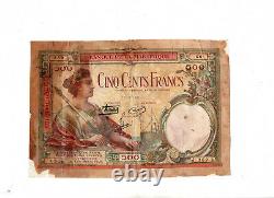 Martinique 500 Frs (1934) Very Rare Note (r5)