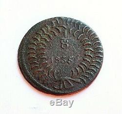 Mexico Chihuahua 1/8 Real 1855 Very Rare