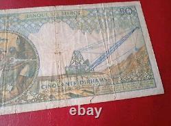 Morocco / MOROCCO. Old 50 Dirhams Bill. Hassan II. 1968. Very Rare