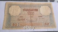 Morocco. Very Rare Collection of 20 Francs Banknotes from 12-6-29