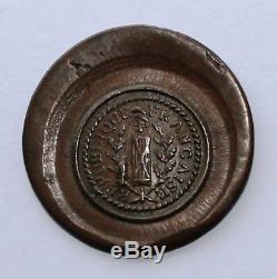My. 5 French Colonial Colonies Colonies Very Rare Spl / Fdc Beautiful Patina Button
