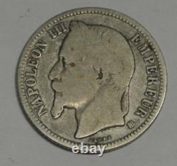 NAPOLEON III 1 FRANC 1868 grand BB very RARE value TB 180 EURO