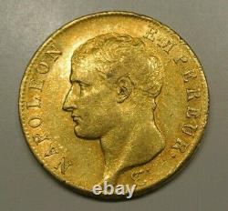 Napoleon 1 Er Tres Rare Sup 40 Francs 1806 Quality Unobtainable Admired Hair