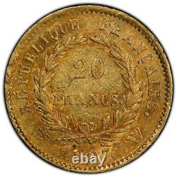 Napoleon 20 Francs Or 1807 Lille Superb Pcgs Au53 Highest Rank Very Rare