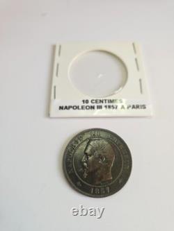 Napoleon 3 10 cents 1857 A Paris very rare quality