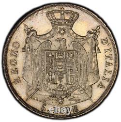 Napoleon 5 Lire 1812 Venice, Superb Quality, Very Rare, Magnificent Coin