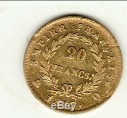 Napoleon January 20 Francs Or St Q 1813 Ttb Rare 13033 Copy