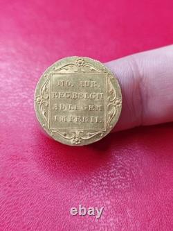 Netherlands, very rare 1 ducat Willem II gold coin from 1849, superb coin