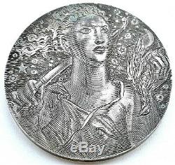 No. 169 Silver Bronze Medallion. Diane By Albert Decaris 1973 (very Rare)