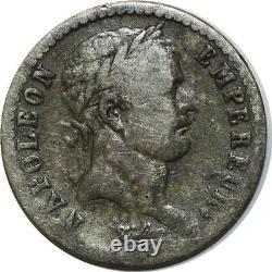 O5152 Very Rare Half Franc 50 centimes Napoleon 1810 MA Marseille Silver