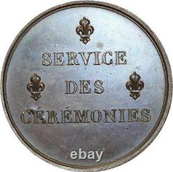 O6006 Tres Rare Medal Stewardship Guard Charles X Desnoyers Spl Fdc