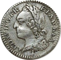 O8440 Very Rare 1/10 Ecu Louis XV Old Head 1772/0 A Paris Silver -f Offer