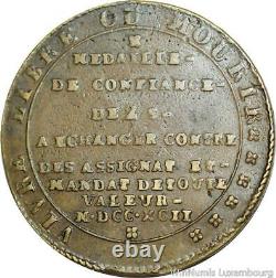 O9513 Very Rare! France Constitution Lyon 2 Sols De Clémanson An IV Lyon Ttb++