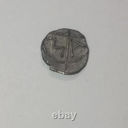 Obol with T Behind the Head, Ancient Coin, Weight 0.44 g, Very Rare