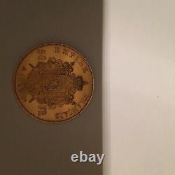 Offers You This Superb 50 Francs Napoleon III 1855 A In Very Rare Gold