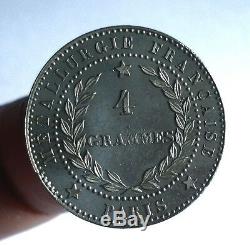 On Alloy Test 10 Cents 1877. Paris. Very Nice State. Very Rare