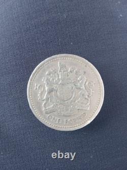 One Pound coin, Elizabeth II, 1983, very rare, United Kingdom